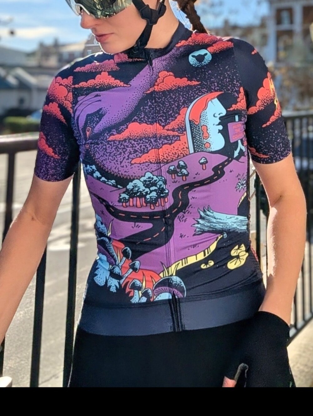 Black Sheep Cycling Women’s Graphic Cycling Jersey Size S - Picture 14 of 16